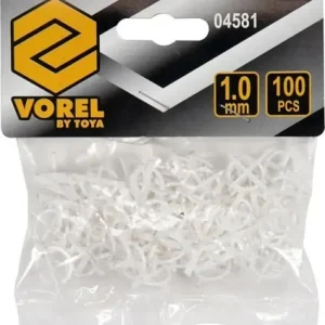 Cena promocyjna KRZYŻYKI DYSTANSOWE TYP U1,0mm 100szt 04581V VOREL